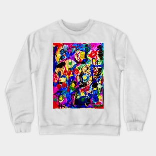 Partial Solar Eclipse in Taurus Abstract Crewneck Sweatshirt